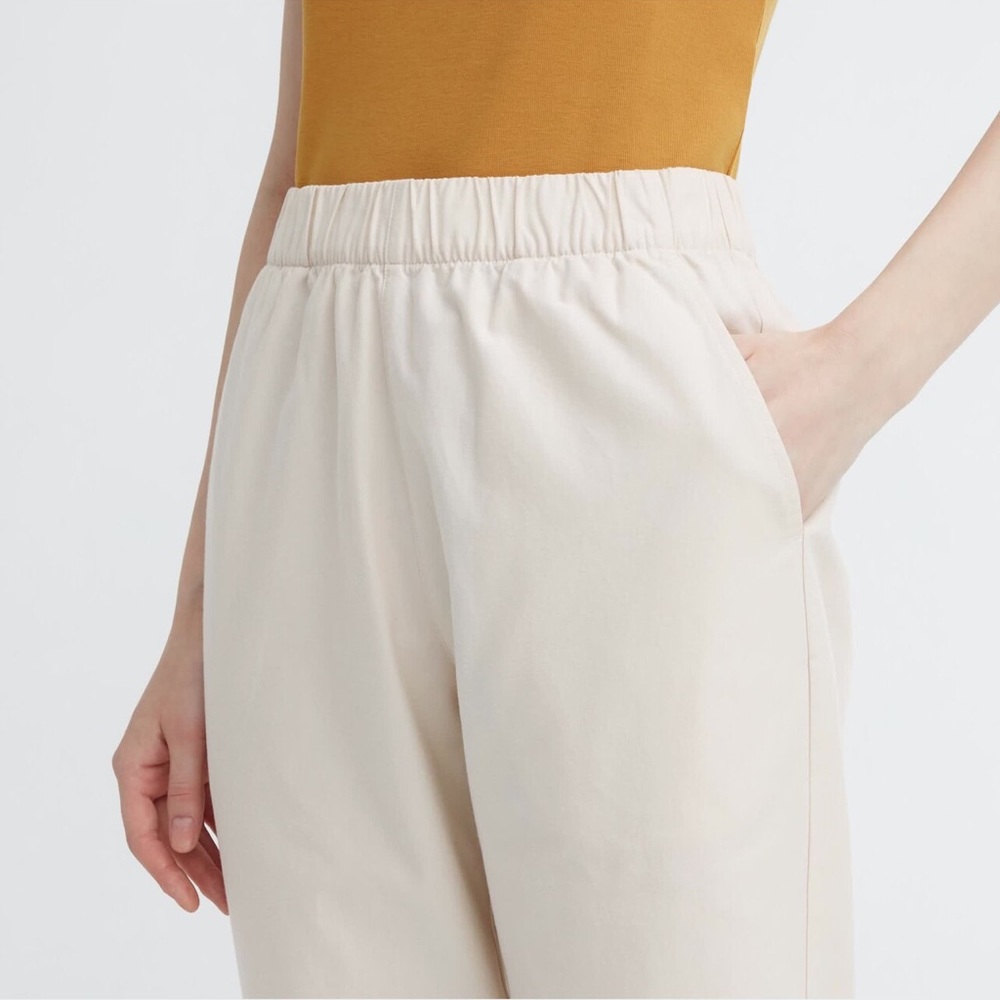 Uniqlo Cotton Relaxed Ankle Pants, Size: M, Color: Dark Grey, NWT - Picture 6 of 10